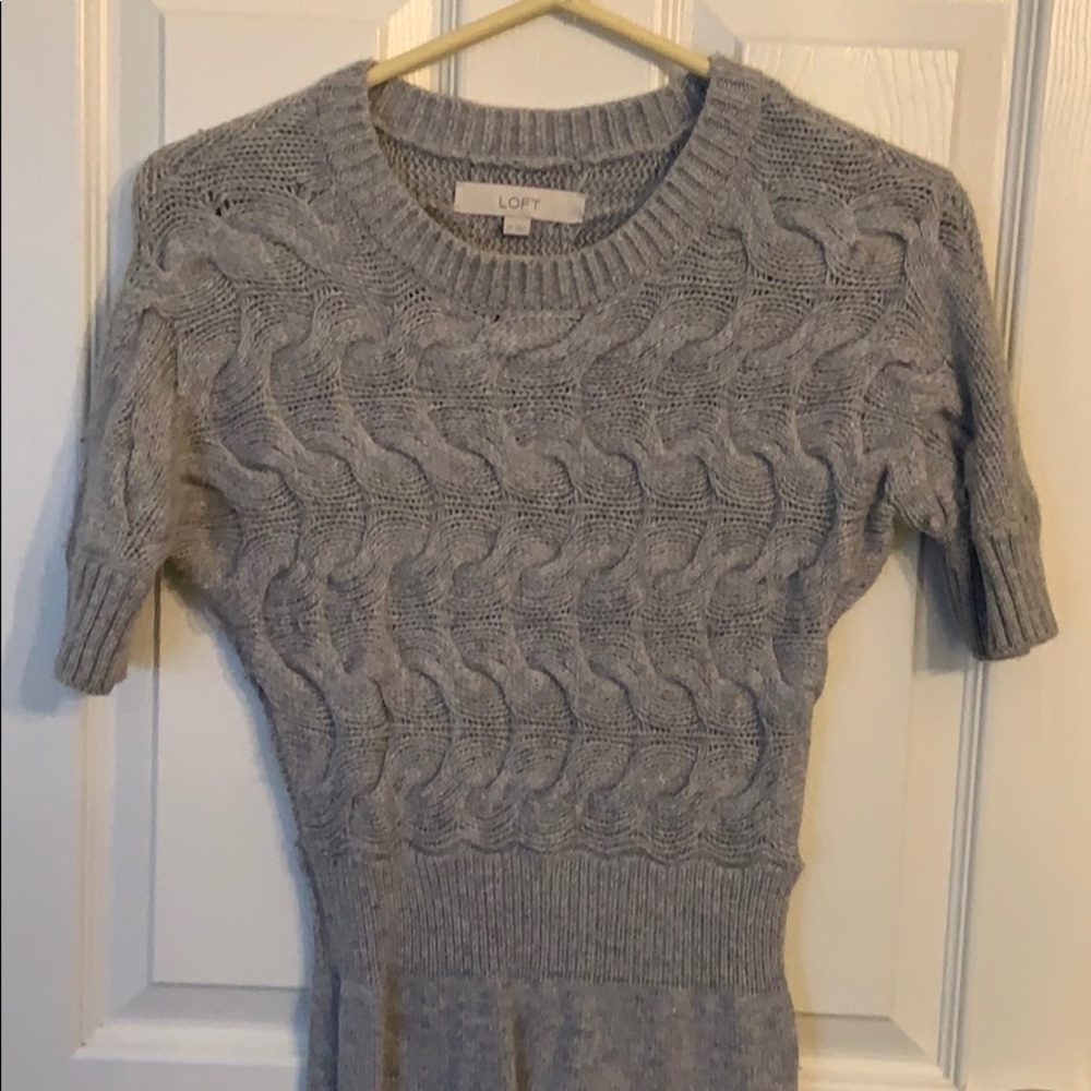 Cozy sweater dress from Ann Taylor Loft